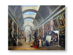Ζωγραφική σε καμβά Hubert Robert - Project Grande Galerie du Louvre - εικόνα 4