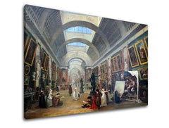 Ζωγραφική σε καμβά Hubert Robert - Project Grande Galerie du Louvre - εικόνα 3