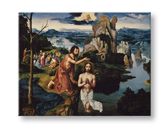 Ζωγραφική σε καμβά Joachim Patinir - Βάπτιση του Ιησού Χριστού - εικόνα 3