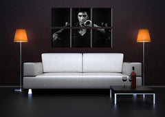 Ζωγραφισμένη POP ART τοιχογραφία SCARFACE-AL PACINO